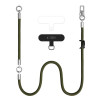Tech-Protect C10S Rope Crossbody & Wrist zestaw smyczy do telefonu, oliwkowy/tytanowy