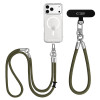Tech-Protect C10S Rope Crossbody & Wrist zestaw smyczy do telefonu, oliwkowy/tytanowy