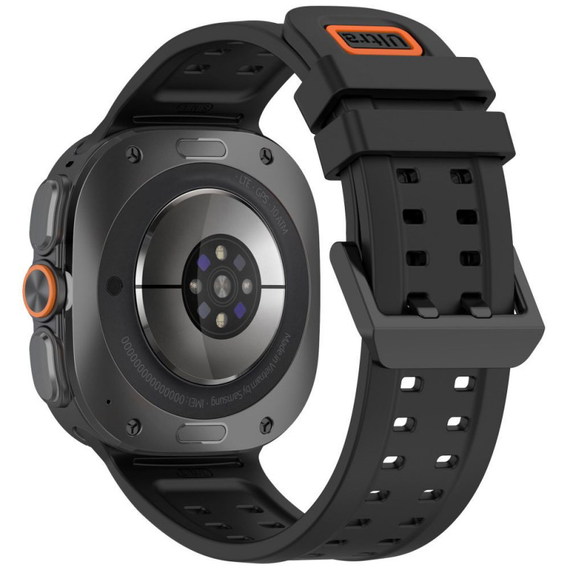Tech-Protect Silicone Air silikonowy pasek do Samsung Galaxy Watch Ultra 1 / 2 (2024-2026) 47 mm, czarny