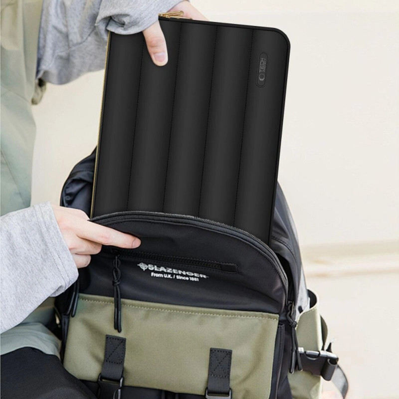 Tech-Protect Puffy THP3474 etui na laptopa 13-14 cali z saszetką na akcesoria, czarne