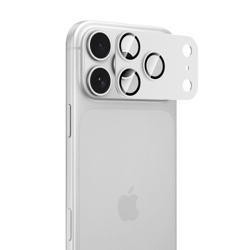 Tech-Protect Camfull Fit+ Apple iPhone 18 Pro Max osłona obiektywu aparatu, srebrna
