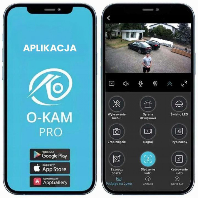 Orllo Z1 kamera IP tubowa, 4K, 8MP, Wi-Fi