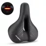 Rockbros 38218916002 siodełko rowerowe MTB z lampką, czarne