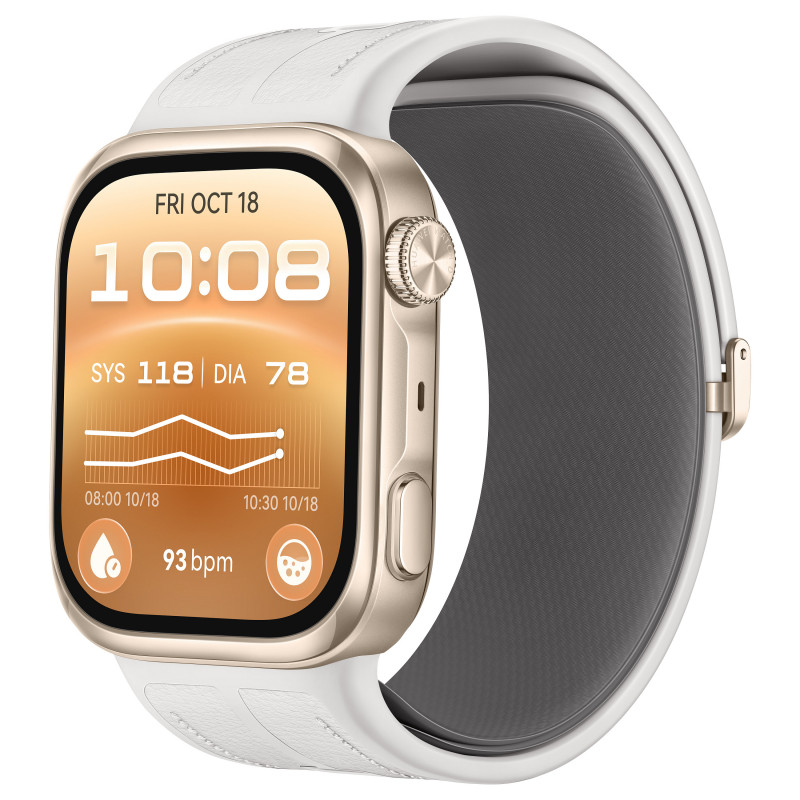 Huawei Watch D3 (Riva-B19) smartwatch, 46 mm, złoty/biały