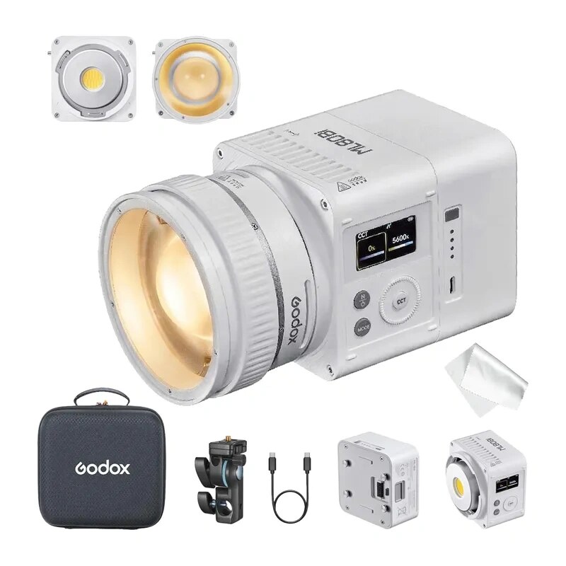 Godox ML80Bi lampa wideo LED, dwukolorowa 2800-6500 K, CRI 96