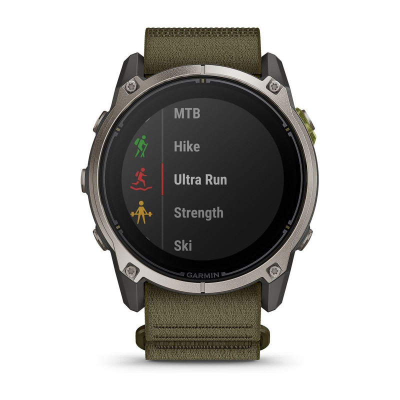 Smartwatch Garmin Enduro 4 GPS z ciemnooliwkowym materiałowym paskiem ComfortFit (010-04799-01)