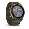 Smartwatch Garmin Enduro 4 GPS z ciemnooliwkowym materiałowym paskiem ComfortFit (010-04799-01)
