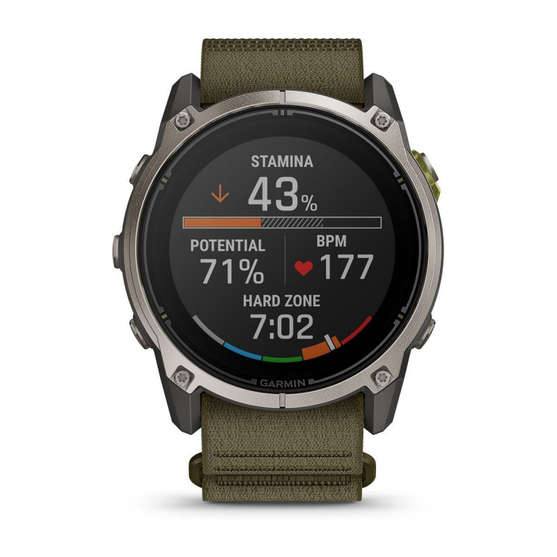 Smartwatch Garmin Enduro 4 GPS z ciemnooliwkowym materiałowym paskiem ComfortFit (010-04799-01)