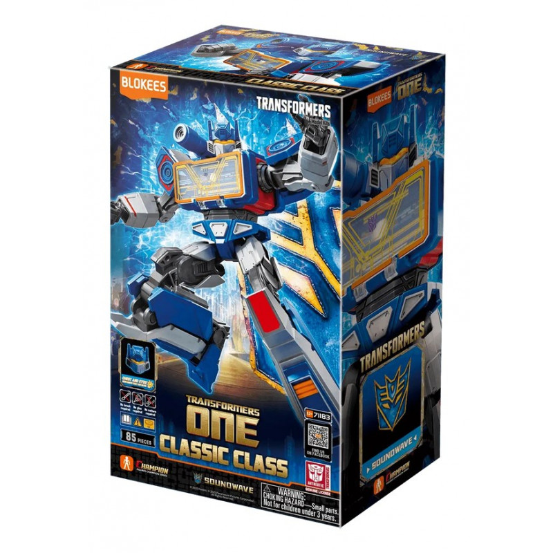 Blokees Transformers One Classic Class 17 Soundwave figurka kolekcjonerska 71183