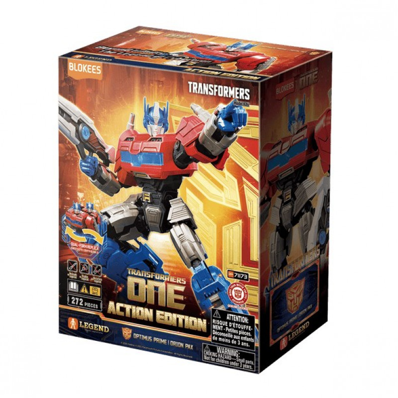 Blokees Transformers Action Edition Optimus Prime / Orion Pax figurka kolekcjonerska 71173