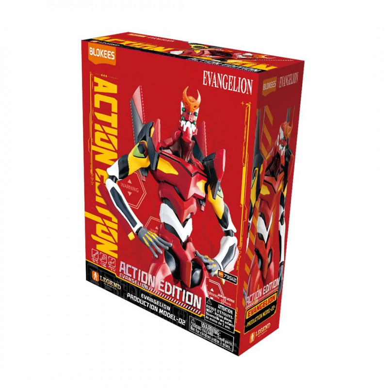 Blokees Evangelion Action Edition Evangelion Production Model 02 figurka kolekcjonerska 73512