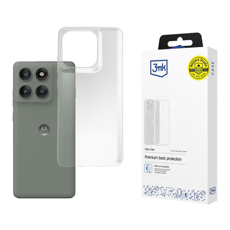Etui 3MK Armor Motorola Edge 60 Pro, transparentne