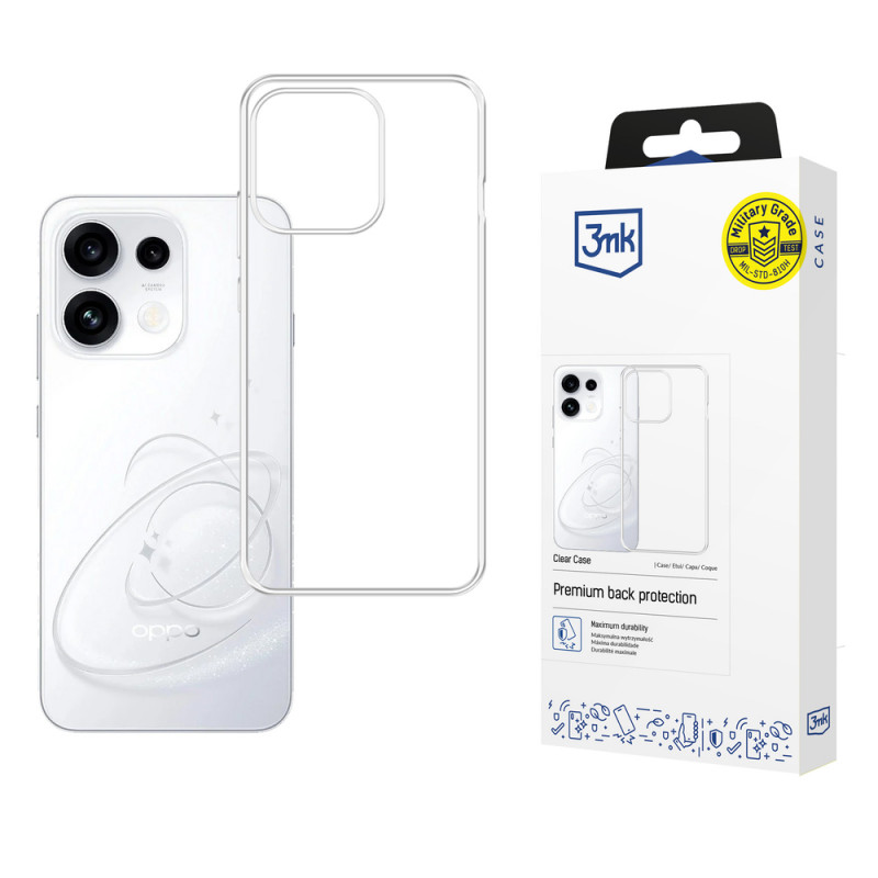 3MK przezroczyste etui Oppo Reno 16 F / Reno 16 FS, przezroczyste