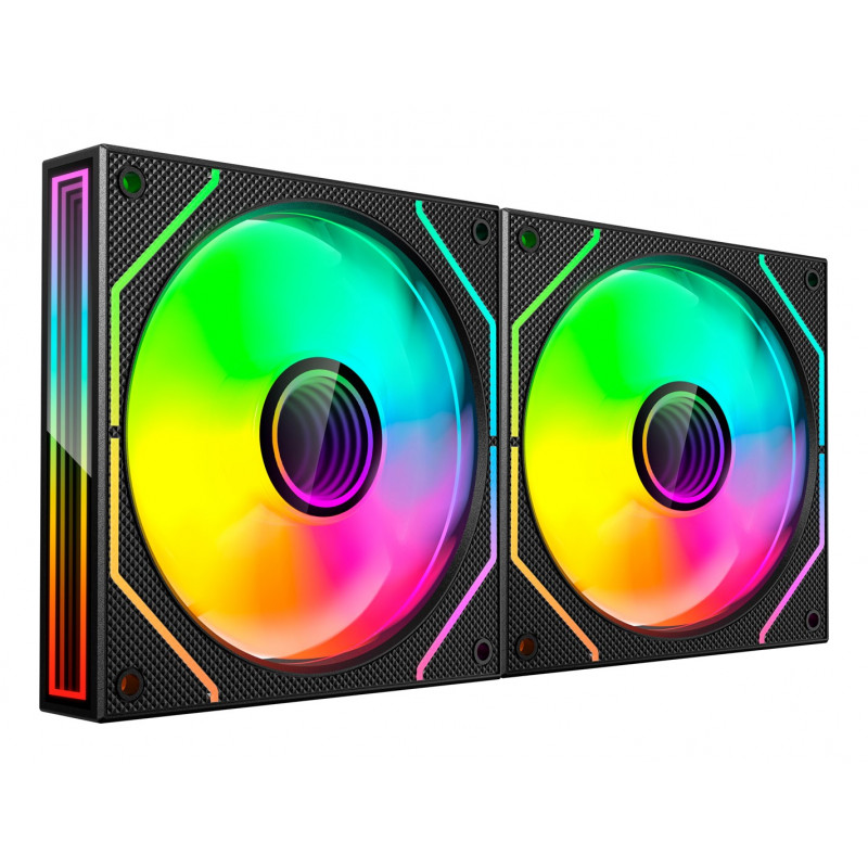 Tacens Mars Gaming MF3DPROX2 wentylatory obudowy 12 cm, ARGB, czarne, 2 szt.