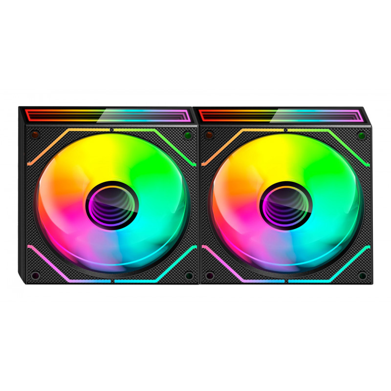 Tacens Mars Gaming MF3DPROX2 wentylatory obudowy 12 cm, ARGB, czarne, 2 szt.
