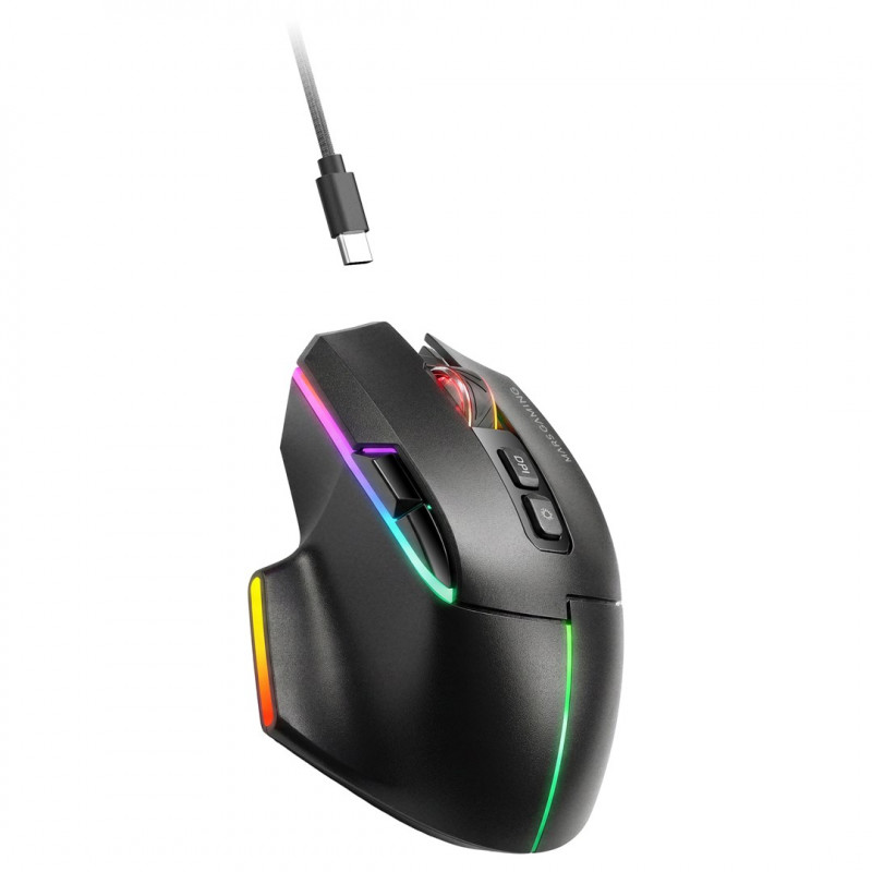Tacens Mars Gaming MMW-VECTOR bezprzewodowa mysz gamingowa, 12000 DPI, Bluetooth 5.4, 2.4 GHz