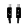 i-tec kabel ładujący USB-C, 1,8 m, USB Power Delivery do 100 W, czarny