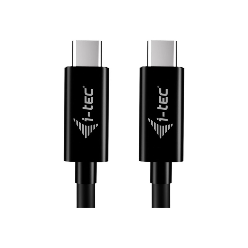 i-tec kabel ładujący USB-C, 1,8 m, USB Power Delivery do 100 W, czarny