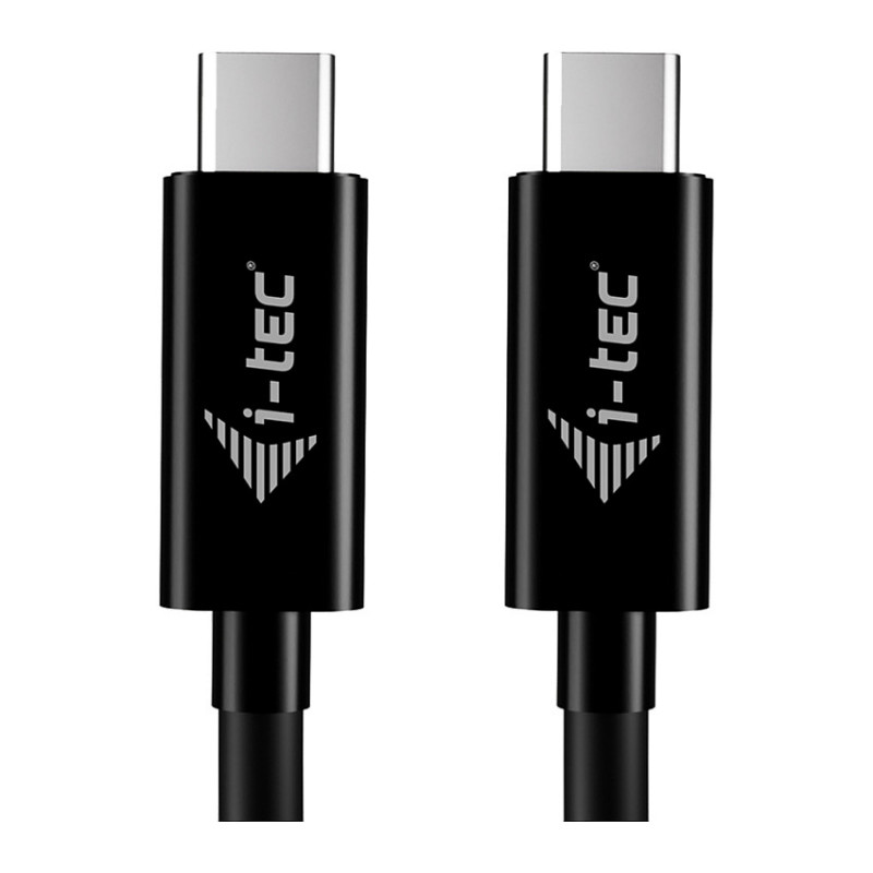i-tec kabel ładujący USB-C, 1,8 m, USB Power Delivery do 100 W, czarny