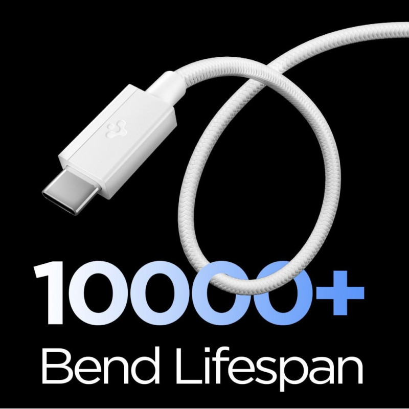 Spigen EB6015AC Essential kabel USB-C 60W 150 cm, biały