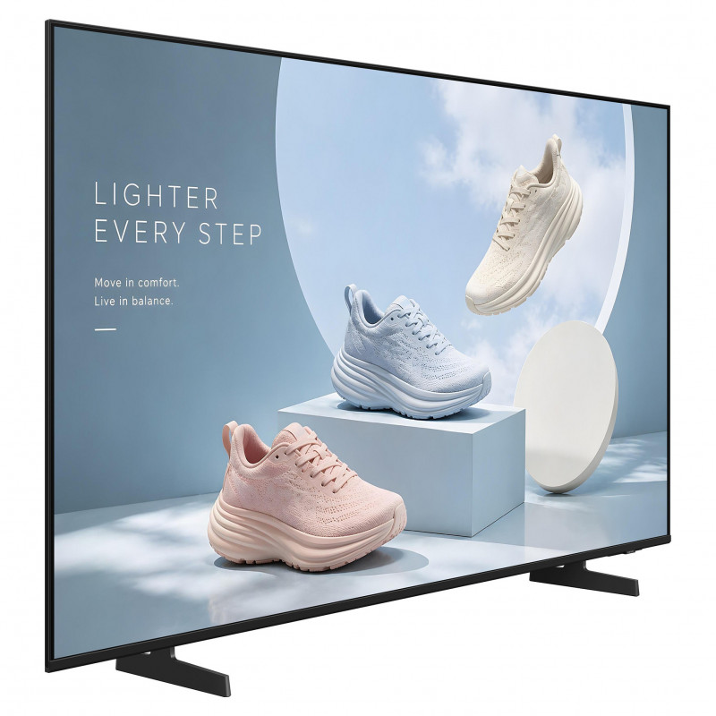 Samsung LH65BEHHLGUXEN BE65HX-H 65-calowy telewizor Smart TV 4K UHD Crystal UHD do digital signage, Tizen, czarny