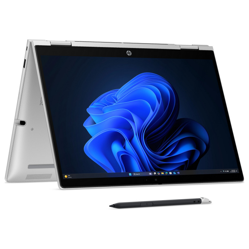 HP ProBook 4 Flip G2i 13.3" WUXGA laptop, Intel Core 5 320, 16 GB RAM, 512 GB SSD, Windows 11 Pro, German keyboard (QWERTZ)
