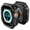 Spigen Rugged Armor etui na Apple Watch Ultra 49 mm, czarne matowe
