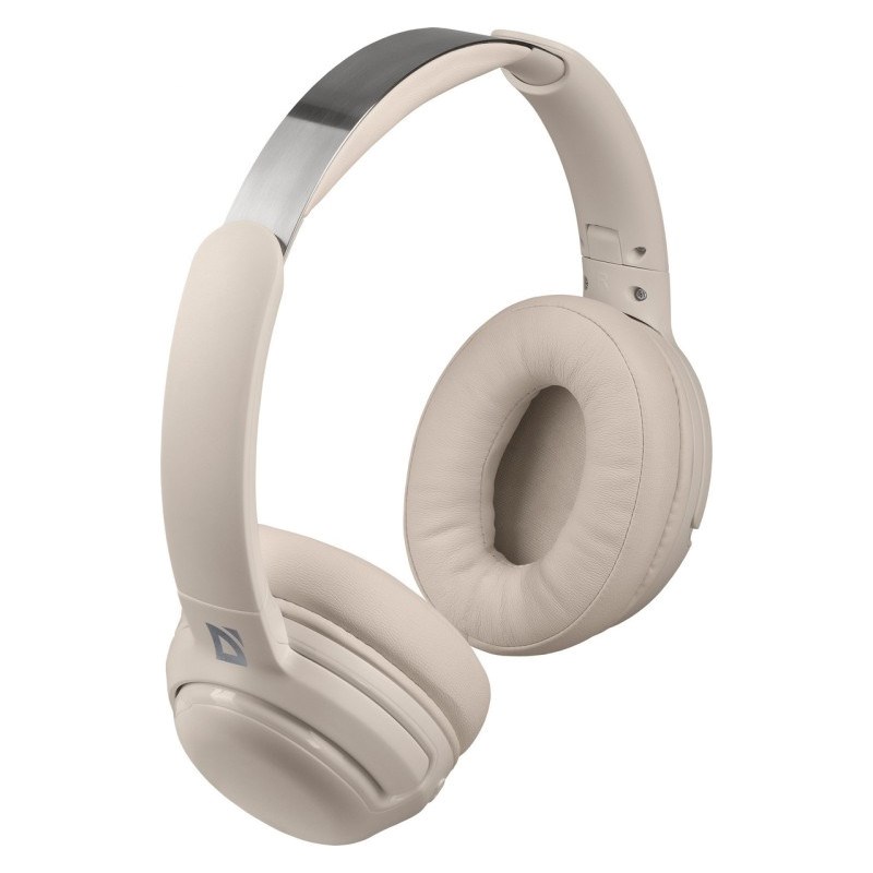 Defender Freemotion B475 ANC Bluetooth słuchawki nauszne, beżowe