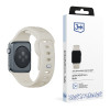 3mk silikonowy pasek do Apple Watch 42/44/45/49 mm, beżowy