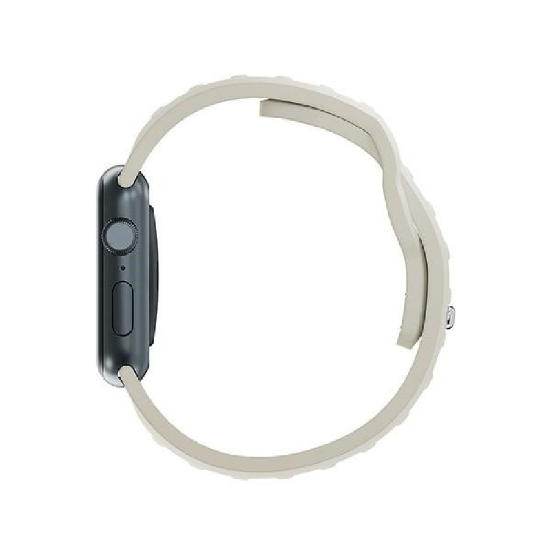3mk silikonowy pasek do Apple Watch 42/44/45/49 mm, beżowy