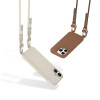 Tech-Protect MagNecklace MagSafe Etui ze smyczą do Apple iPhone 16, Beżowe