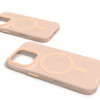 Puro Daylight MagSafe silikonowe etui na iPhone 16 Pro Max, beżowe
