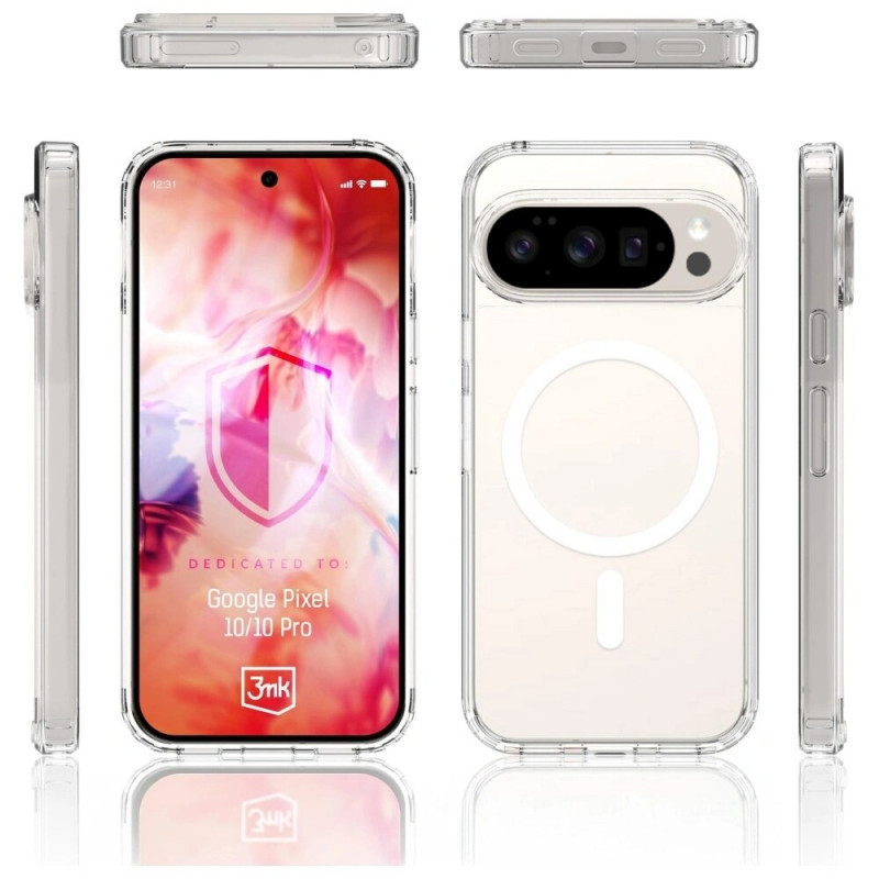 3MK Armor MagCase Google Pixel 10 / Pixel 10 Pro, transparentny