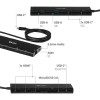 Club 3D CSV-2556 koncentrator USB-C 12 w 1, 3x HDMI/3x USB-C/USB/LAN, 8K30Hz, PD 140W