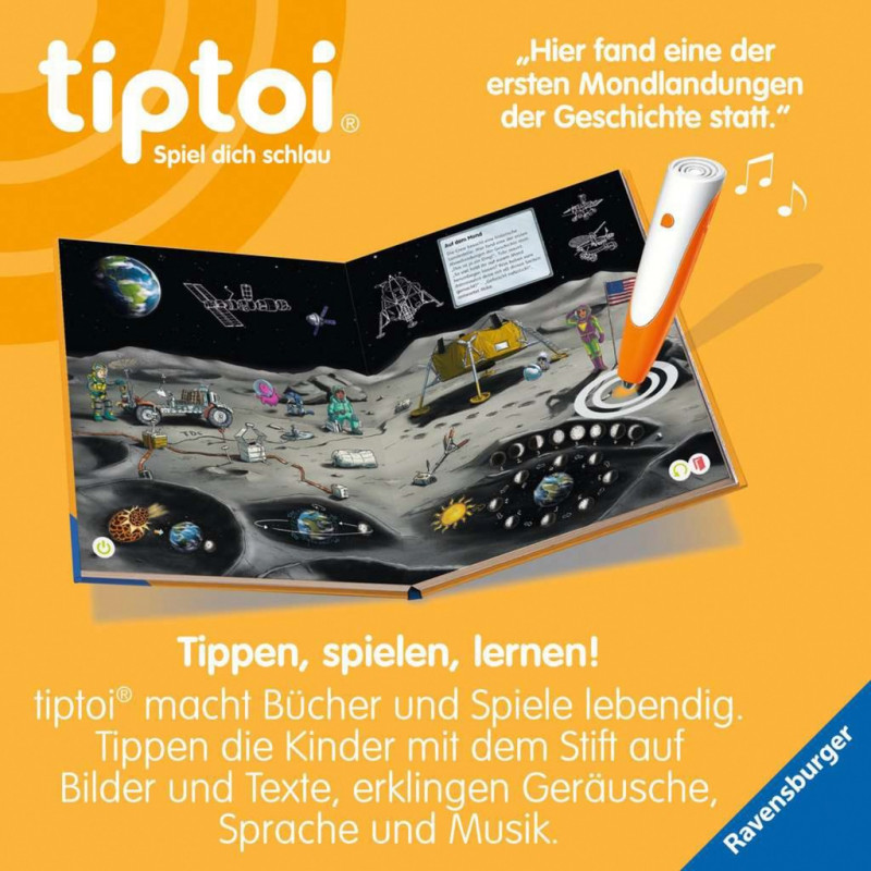 Ravensburger tiptoi Kosmos: loty kosmiczne, gwiazdy i planety (49282)