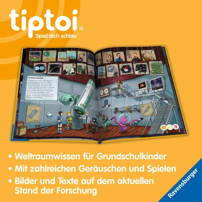 Ravensburger tiptoi Kosmos: loty kosmiczne, gwiazdy i planety (49282)