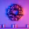 Wieniec Twinkly z 50 diodami RGB LED, zielony przewód, wtyk typu C, 60 cm