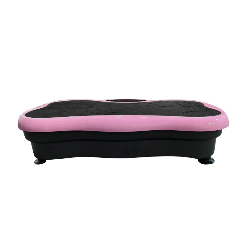 Extralink Moonwalk SpinMove platforma do ćwiczeń wibracyjnych do fitnessu, 200 W, różowa