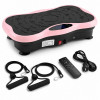 Extralink Moonwalk SpinMove platforma do ćwiczeń wibracyjnych do fitnessu, 200 W, różowa