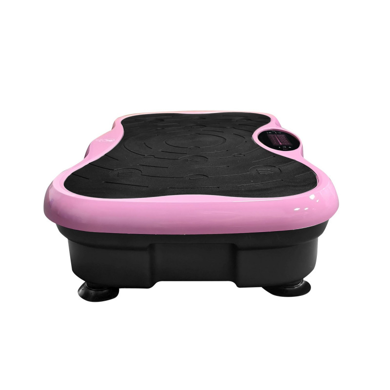 Extralink Moonwalk SpinMove platforma do ćwiczeń wibracyjnych do fitnessu, 200 W, różowa