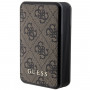 Guess GUPB10DP4GEGW Power Bank 10000 mAh, 18 W, 4G Leather Metal Logo, brązowy