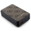 Guess GUPB10DP4GEGW Power Bank 10000 mAh, 18 W, 4G Leather Metal Logo, brązowy