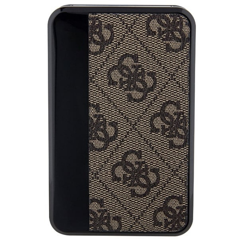 Guess GUPB10DP4GEGW Power Bank 10000 mAh, 18 W, 4G Leather Metal Logo, brązowy