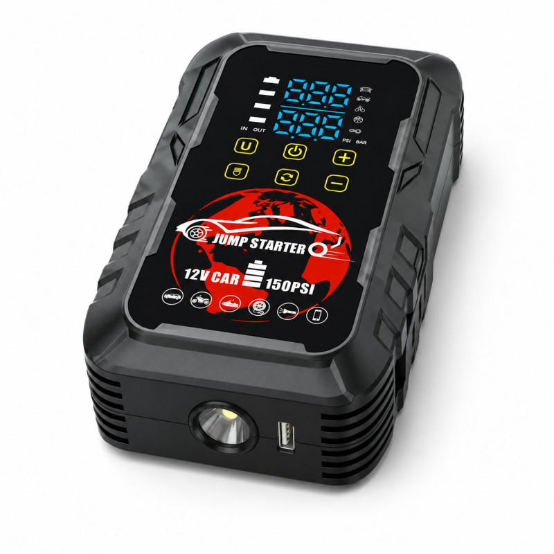 Extralink MaxJump 9 Xtreme 2-w-1 rozrusznik i kompresor, 8000 mAh