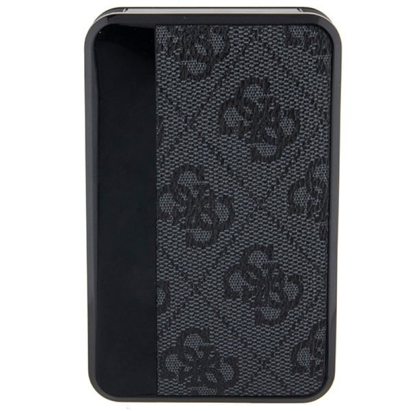 Guess GUPB10DP4GEGK Power Bank 10000 mAh, 18 W, 4G Leather Metal Logo, czarny