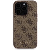 Guess GUBPM5P15X4GEMGW Etui twarde na Apple iPhone 15 Pro Max + power bank MagSafe 5000 mAh, 4G Metal Logo, brązowy