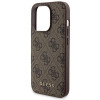 Guess GUBPM5P15X4GEMGW Etui twarde na Apple iPhone 15 Pro Max + power bank MagSafe 5000 mAh, 4G Metal Logo, brązowy