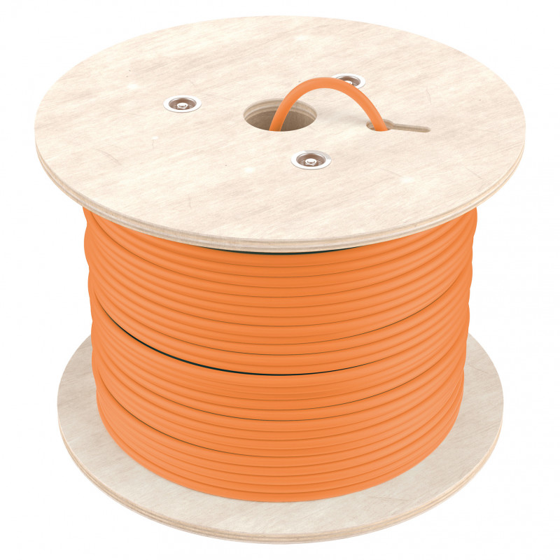 Equip 404553 Kabel instalacyjny zbiorczy Cat7 S/FTP, 1000 m, bezhalogenowy (LSZH), pomarańczowy