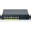 DIGITUS DN-95334 10 Gigabit 16-portowy niezarządzany switch PoE+ (120 W)