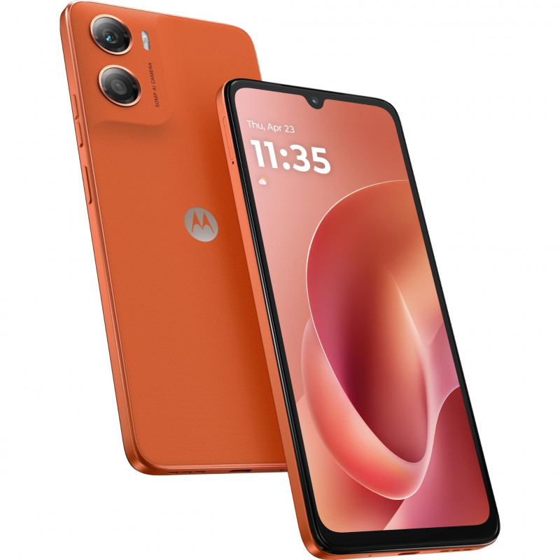 Motorola XT2535-3 Moto G06 Smartfon 4G, 4 GB RAM, 64 GB, pomarańczowy (EU)